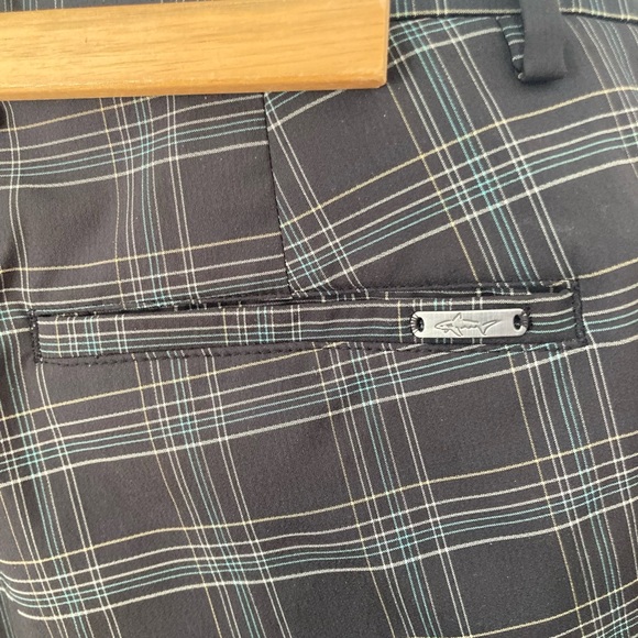 Greg Norman Collection Dark Gray Flat Front Shorts - Picture 3 of 13